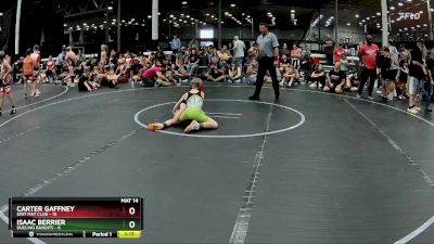 68 lbs Round 5 (8 Team) - Carter Gaffney, Grit Mat Club vs Isaac Berrier, Dueling Bandits