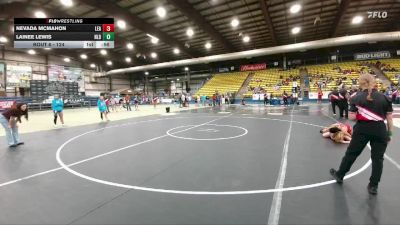124 lbs Champ. Round 1 - Lainee Lewis, Newcastle Lady Dogies vs Nevada Mcmahon, Lead-Deadwood