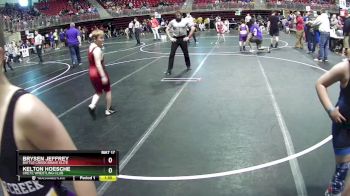 120 lbs Quarterfinal - Kelton Hoesche, Crete Wrestling Club vs Brysen Jeffrey, Battle Creek Brave Elite