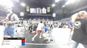 88 lbs Cons 16 #2 - Bryson Busler, Wisconsin vs Sonny Hicks, Oklahoma