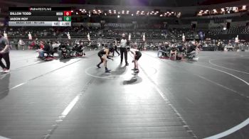 90 lbs Semifinal - Dillon Todd, Mount Olive vs Jason Roy, All I See Is Gold Academy