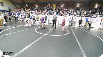 110 lbs Rr Rnd 2 - Wyatt Hall, Bristow Elementary Wrestling Club vs Riley Robb, IRONMEN Wrestling Club