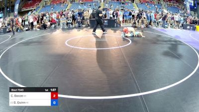 100 lbs Cons 32 #2 - Carter Booze, NE vs Donovan Quinn, MI