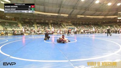 100 lbs 3rd Place - Ryder Ascherl, Bishop McCort vs Isaiah Stout, F-5 Grappling