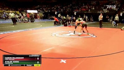 150 Class 3 lbs Quarterfinal - Kyeler Aders, Farmington vs Aaron Dillingham, Carl Junction