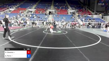 132 lbs Cons 32 #2 - Hunter Stevens, Wisconsin vs Austin Paris, Utah