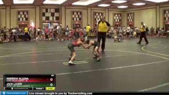 65 lbs Round 1 (6 Team) - Jack Lauer, Upper Twp Green Hornets vs Andrew Allena, Steel Valley Street