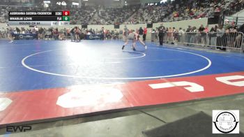 120 lbs Round Of 64 - Aubrianna Guerra-Thornton, Del City Middle School vs Braelie Love, Plainview JH