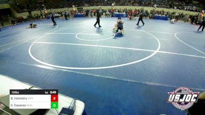 112 lbs Round Of 32 - Brynton Handshy, Standfast vs Christian Casarez, Wesley Wrestling Club