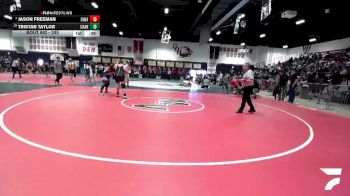 285 lbs 3rd Place Match - Jason Freeman, Chaffey vs Tristan Taylor, Charter Oak