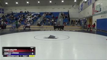 110 lbs 3rd Place Match - Rebecca Jimenez, Unattached vs Vivian Nguyen, Cerritos College