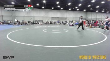 120 lbs Quarterfinal - Blaze Burch, OK Elite 14U Black vs Tayden Tuttle, POWA 14U