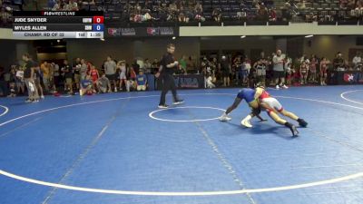 92 lbs Champ. Rd Of 32 - Jude Snyder, Upper Dublin Youth Wrestling Association vs Myles Allen, Super D Wrestling