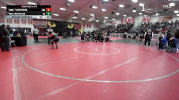 110 lbs Champ. Round 3 - Nalani Mora, Vista Murrieta vs Aya Yoshitake, San Marino