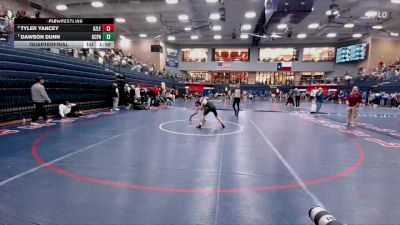 138 lbs Quarterfinal - Dawson Dunn, Kansas City-Piper HS vs Tyler Yancey, Azle