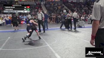 95 lbs 3rd Place Match - John Beck, WWC vs Kodiak Blasi, Maize