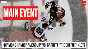 Diamond Hands Daniel Amesbury Throws Down With Garrett "The Sheriff" Klotz In Epic Hockey Fight