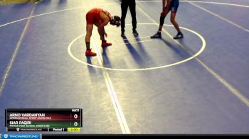 113 lbs Champ. Round 1 - Siar Faqiri, Pitman High School Wrestling vs Arno Vardanyan, International Sport Union (ISU)