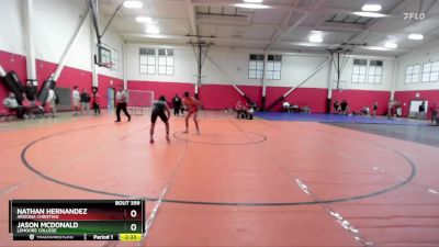 125 lbs Cons. Semi - Nathan Hernandez, Arizona Christian vs Jason Mcdonald, Lemoore College