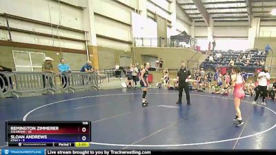 106 lbs Round 1 (8 Team) - Saydee Lussenhop, Colorado vs Samantha Clark, Utah 2