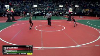 65 lbs Quarterfinal - Mario DeMarco, LCWC3 vs Nehemiah Rankin, BAB1