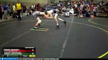 143 lbs Quarterfinal - Mason Tideswell, Lakota East Wrestling vs Robert Armstrong, Dearborn Heights Wildcats Wc