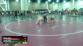 145 lbs Champ Round 1 (16 Team) - Greta Brus, Team Iowa Sunshine Smackdown vs Lainee Kidd, SEAAU National Team