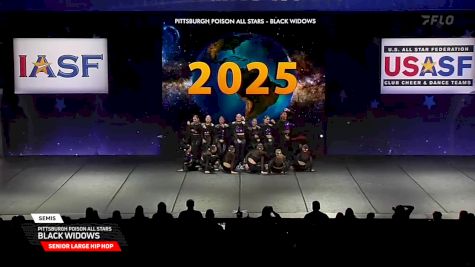 Pittsburgh Poison All Stars - Black Widows [2025 Senior Large Hip Hop Semis] 2025 The Dance Worlds