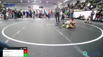 67 lbs Rr Rnd 1 - Nelijah Davis, Black Fox Wrestling Club vs Jett Duran, Jay Wrestling Club