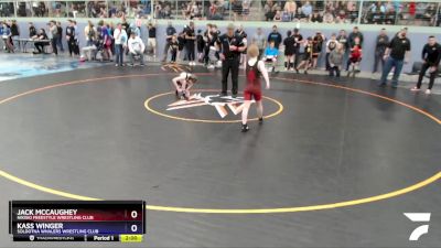 84 lbs Round 1 - Kass Winger, Soldotna Whalers Wrestling Club vs Jack McCaughey, Nikiski Freestyle Wrestling Club