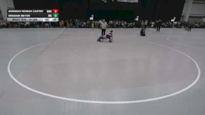 74 lbs Champ. Rd Of 64 - Jeremiah-Roman Castro, Savage House Wrestling Club vs Graham Meyer, Sebolt Wrestling Academy