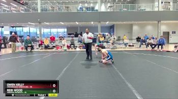110 lbs Semis & 1st Wrestleback (8 Team) - Reid Wood, Virginia Patriots vs Owen Kelly, Crossroads Wrestling
