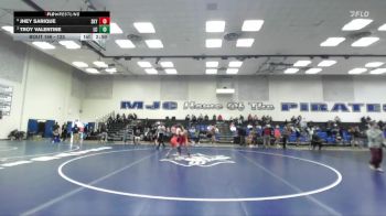125 lbs Cons. Semi - Jhey Sarique, Skyline College vs Troy Valentine, Lassen College