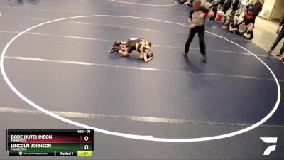 71 lbs 5th Place Match - Bode Hutchinson, Minnesota vs Lincoln Johnson, Minnesota