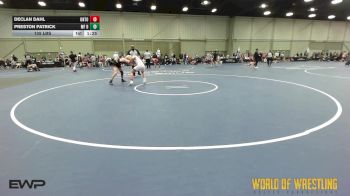 135 lbs Quarterfinal - Declan Dahl, Untouchables 14U Purple vs Preston Patrick, MF Dynasty