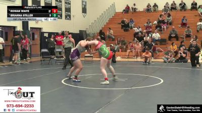 Girls-165 lbs 1st Place Match - Brianna Stiller, Wilson`s Wildcats vs Rowan Waite, Clarke`s Dream Team