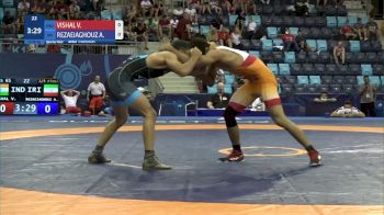 65 kg 1/4 Final - Vishal Vishal, India vs Ali Abbas Rezaeiaghouzgeleh, Iran
