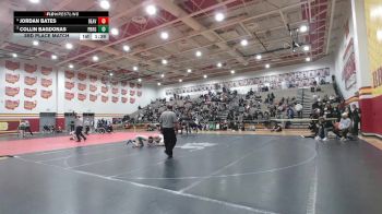 106 lbs 3rd Place Match - Jordan Bates, Beaver vs Collin Bagdonas, Perrysburg