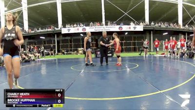 190 lbs Round 1 (8 Team) - Charly Heath, Oklahoma vs Brooke Huffman, Wisconsin
