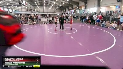 83 lbs Cons. Round 3 - Jeselle Armendariz, X-CLUSIVE Wrestling vs Rylan Van Winkle, Amped Wrestling Club