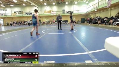 120-125 lbs Round 2 - Adam Rea, Sedalia Youth Wrestling vs Levi Stallworth, Tahlequah Wrestling Club