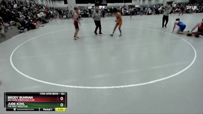 132 lbs Cons. Round 4 - Brody Buhman, Big Game Wrestling Club vs Jude Kohl, The Best Wrestler