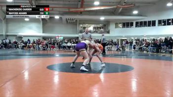 120 lbs Quarterfinal - Mackenzie Carder, Olentangy Orange vs Maycee Adams, Eaton High School