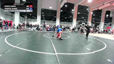 55 lbs Cons. Round 2 - Roman Jaimes, Arizona vs Gabryel Juarez, Lion Of Judah Wrestling Academy