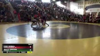 170 lbs Champ Round 1 (16 Team) - Rocco Vergona, Durango vs Cody Kimball, Cimarron Memorial