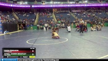 4A 126 lbs Champ. Round 1 - Gavin Ferguson, Cuthbertson vs Nyrell Gaskin-Brantley, Pine Forest