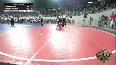 49 lbs Consolation - Eagan Luxton, Raw Wrestling Club vs Uhdory Holmes, Stl Warriors