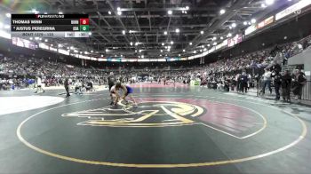 120 lbs Cons. Round 6 - Thomas Winn, Burns vs Justus Peregrina, Coeur D Alene