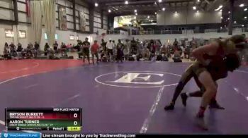 138 lbs Placement (4 Team) - Bryson Burkett, TROJAN WRESTLING CLUB vs Aaron Turner, GREAT BRIDGE WRESTLING CLUB