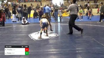 55 lbs Semifinal - Kymani Tinsley, Unattached vs Jayden Posey, Troup Wrestling